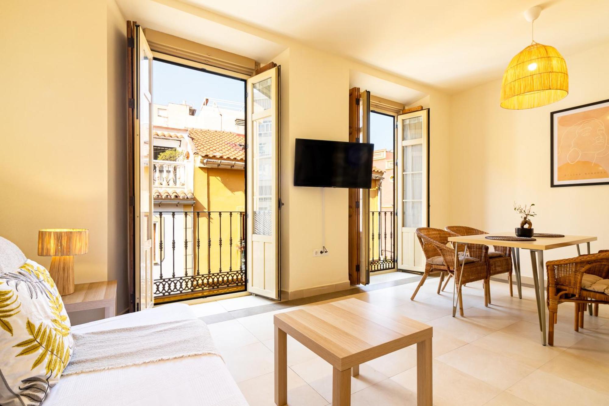 Malaga Center Flat La Victoria City Center Apartment Bagian luar foto